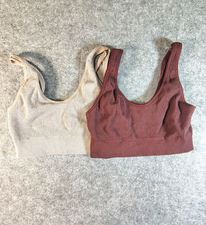 Arie Seamless Scoop Neck Bralettes Size S